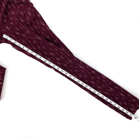 Anthropologie Pilcro and the Letterpress Burgundy/Cream Serif Skinny Cords, 25 - Picture 14 of 16
